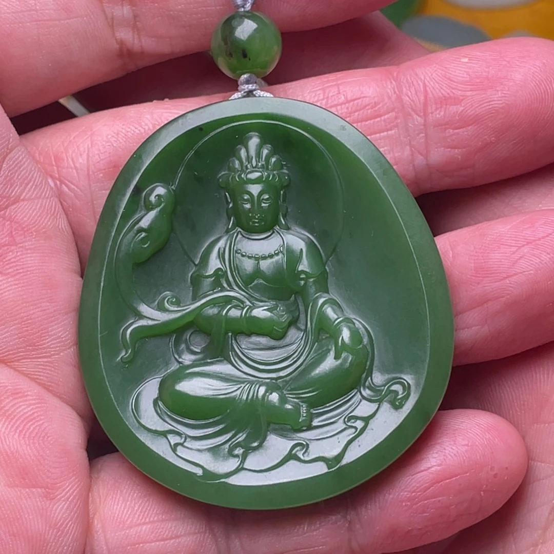 和田玉（碧玉）未镶嵌颈饰