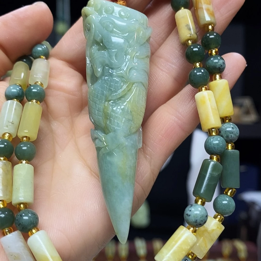 岫玉挂件吊坠未镶嵌