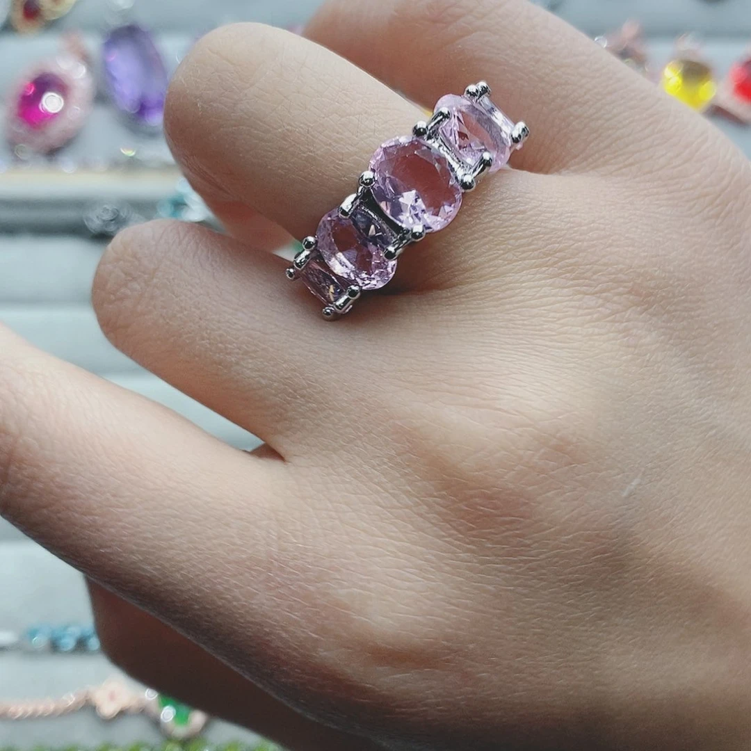 【闪购商品】托帕石耳饰银S925镶嵌