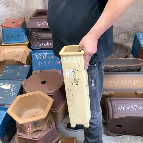 紫砂花盆手工制作