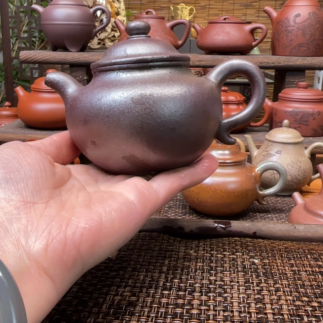 紫砂茶壶宜兴原矿紫砂手工制全275