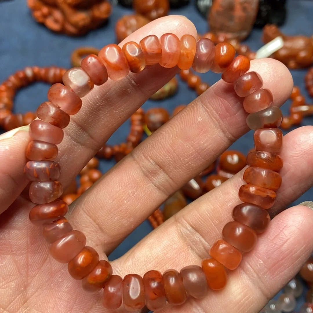 南红玛瑙未镶嵌手串