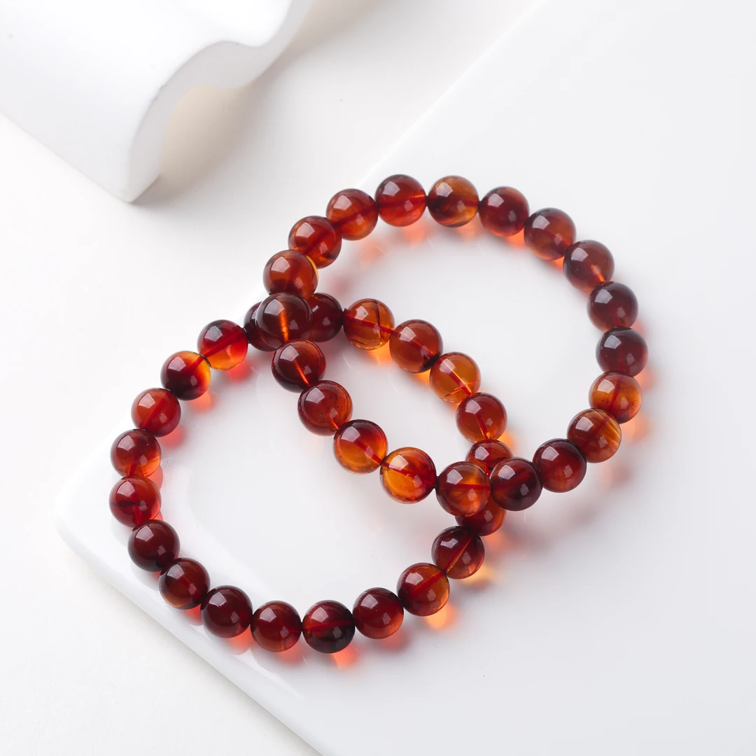 9mm天然血珀手串琥珀手串（多样性发其一）