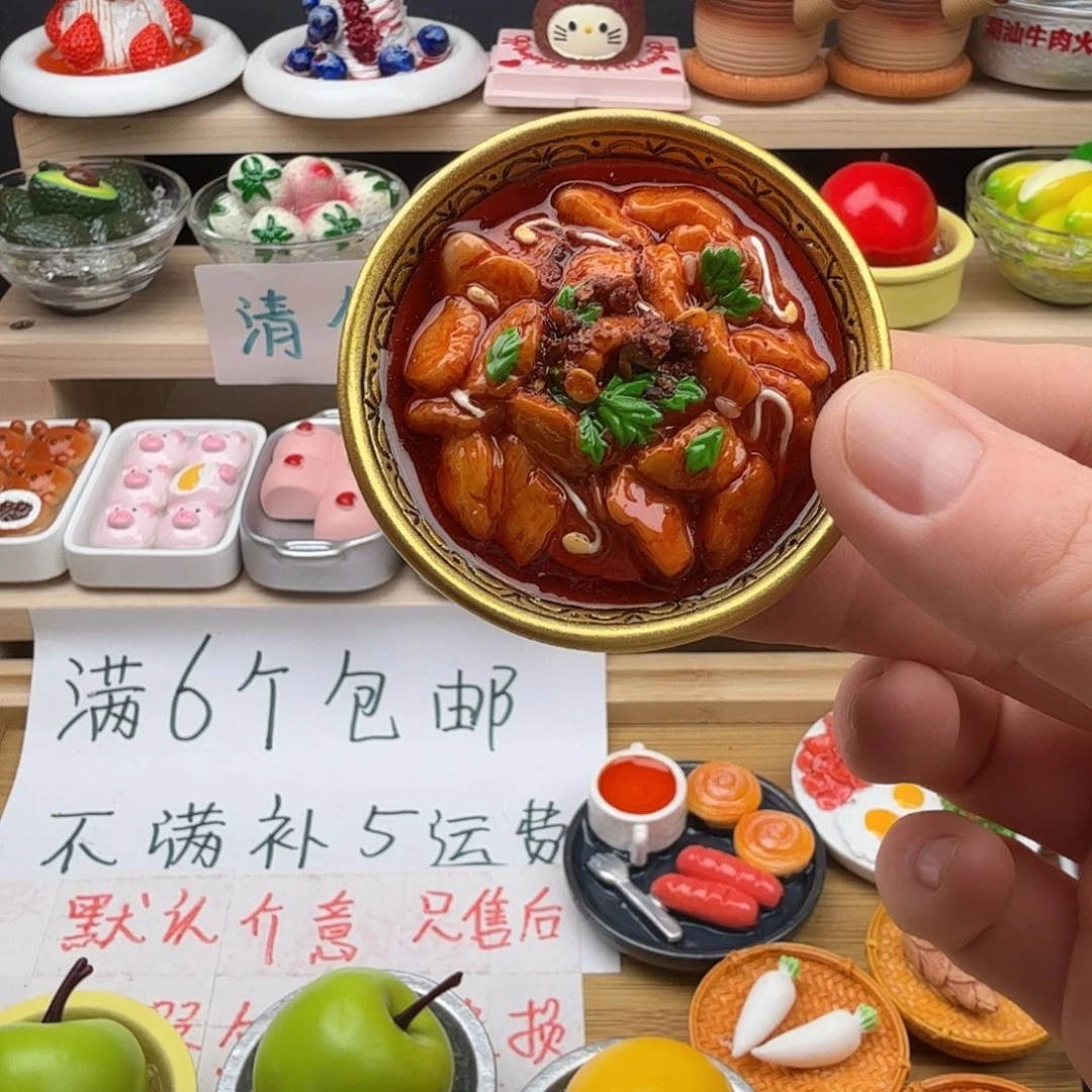 合成树脂食玩冰箱贴 凭开箱视频售后