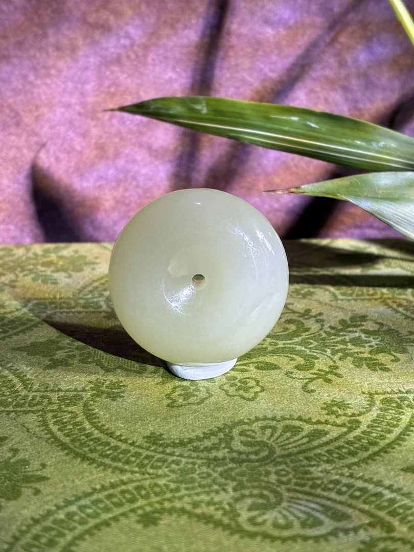 新疆和田玉青海晴水平安扣送礼男女吊坠百搭手工时尚