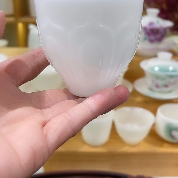 小****素烧高冰莲花杯100-11111