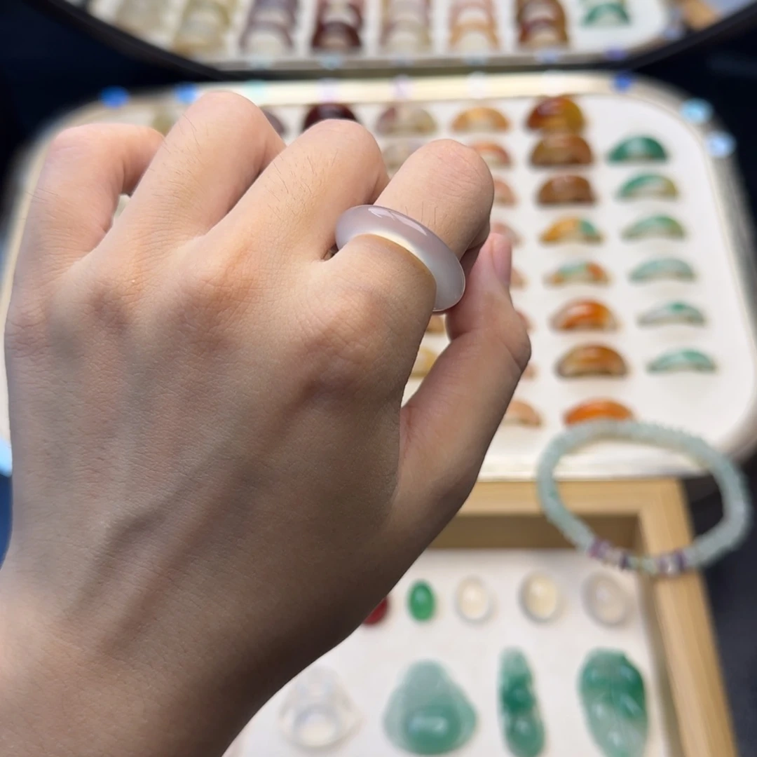 玛瑙/玉髓戒指合金
