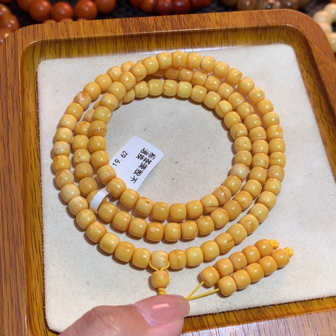 蜜蜡未镶嵌手链蜜蜡手链