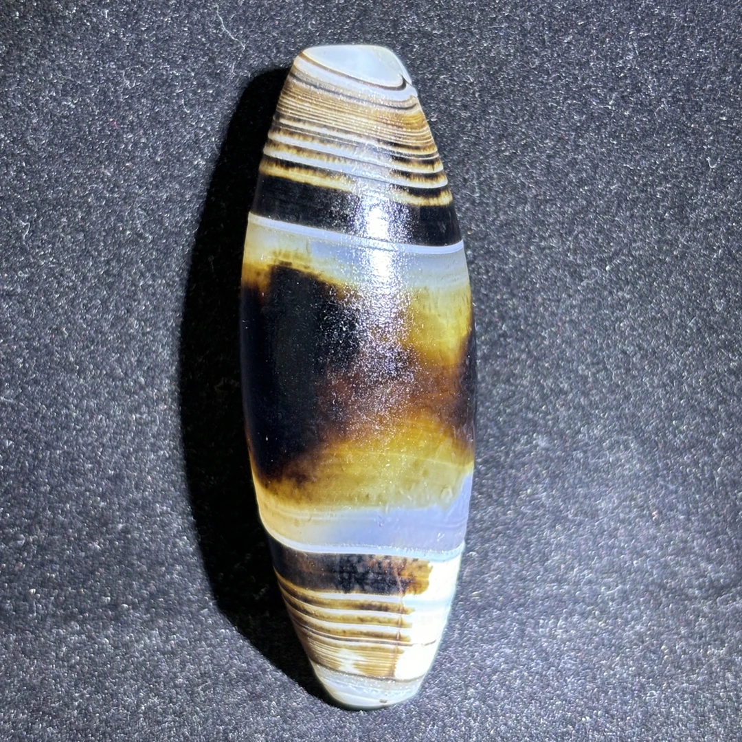 风化高油料熔岩质感天地玛瑙珠