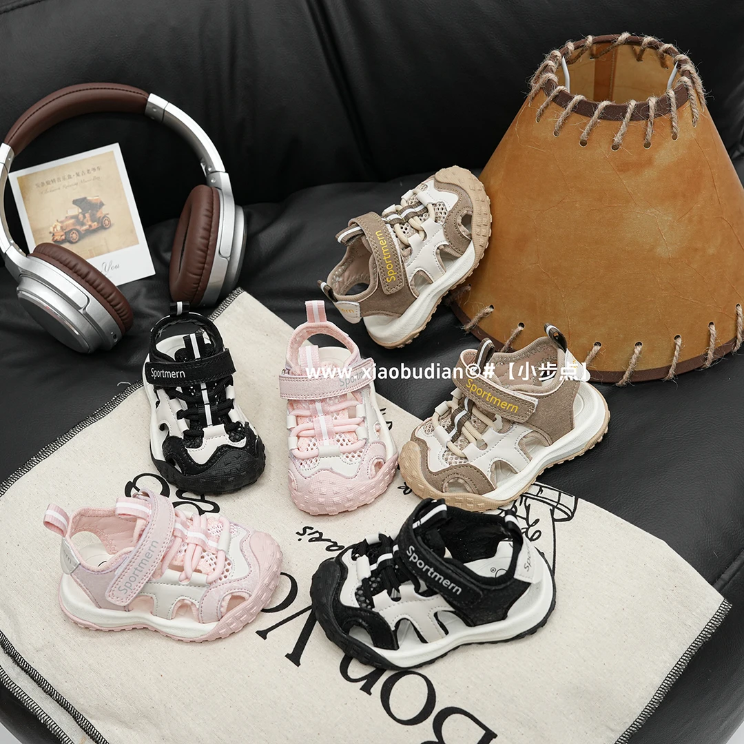 小步点儿童凉鞋男宝宝2025夏季透气鞋子宝宝学步鞋软底机能鞋