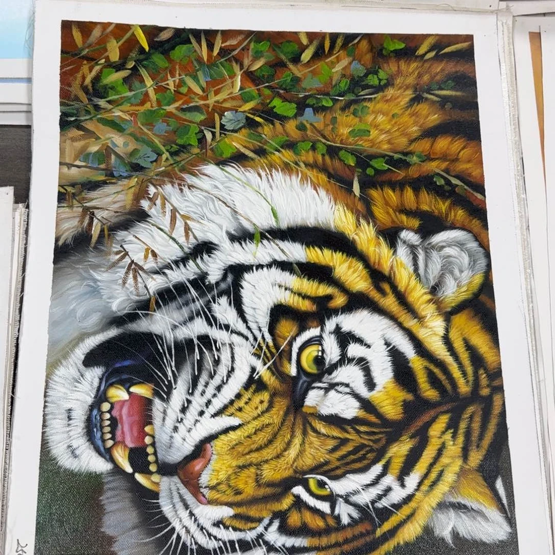 油画加油加油努力加油加油