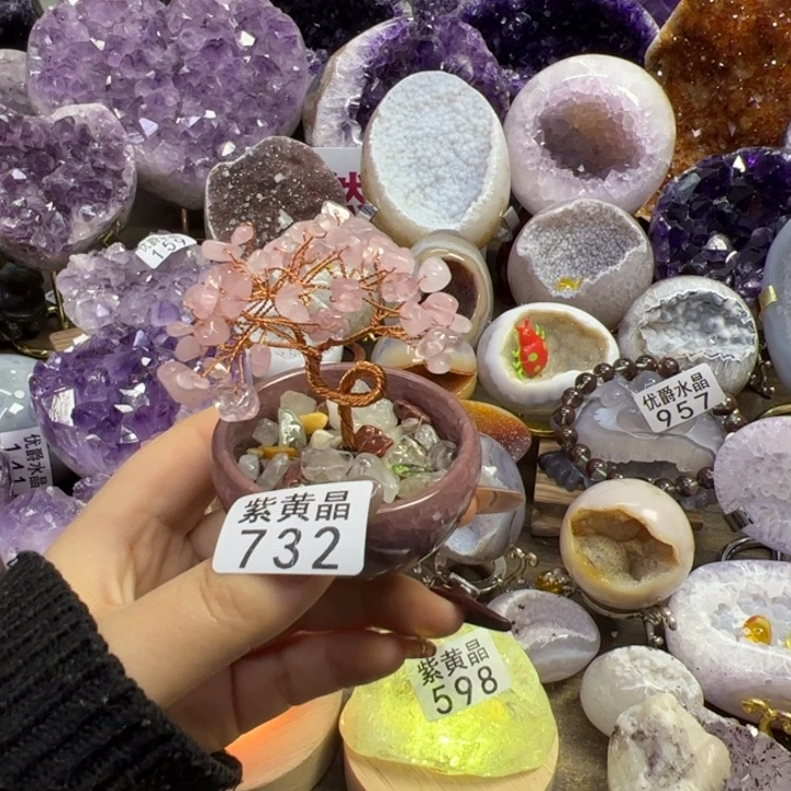 未镶嵌大型摆件（非配饰）紫晶732