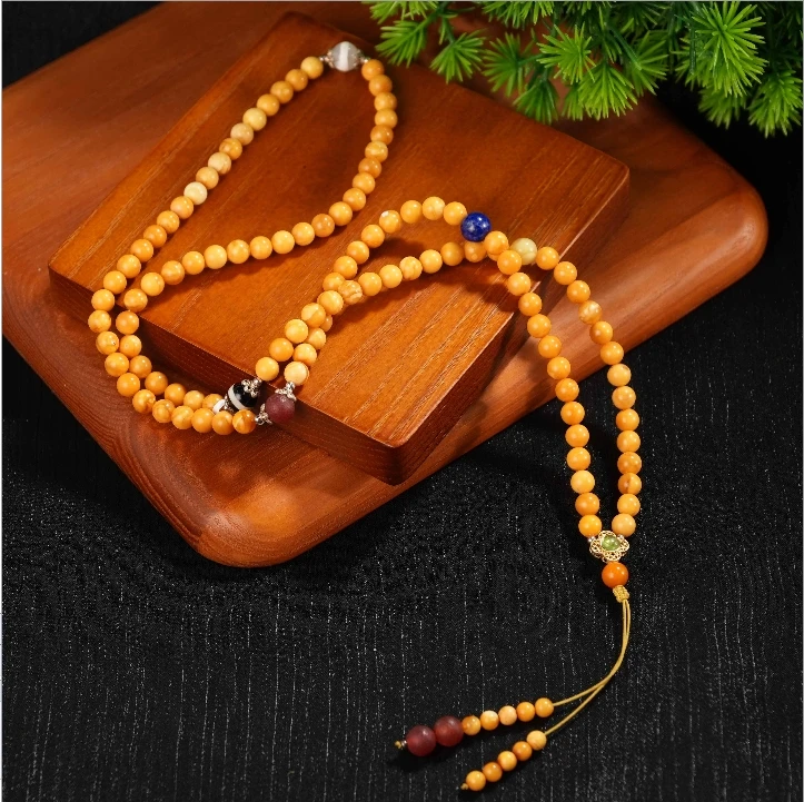 【高端精品】  老蜡/蜜蜡项链  XSJ21706A