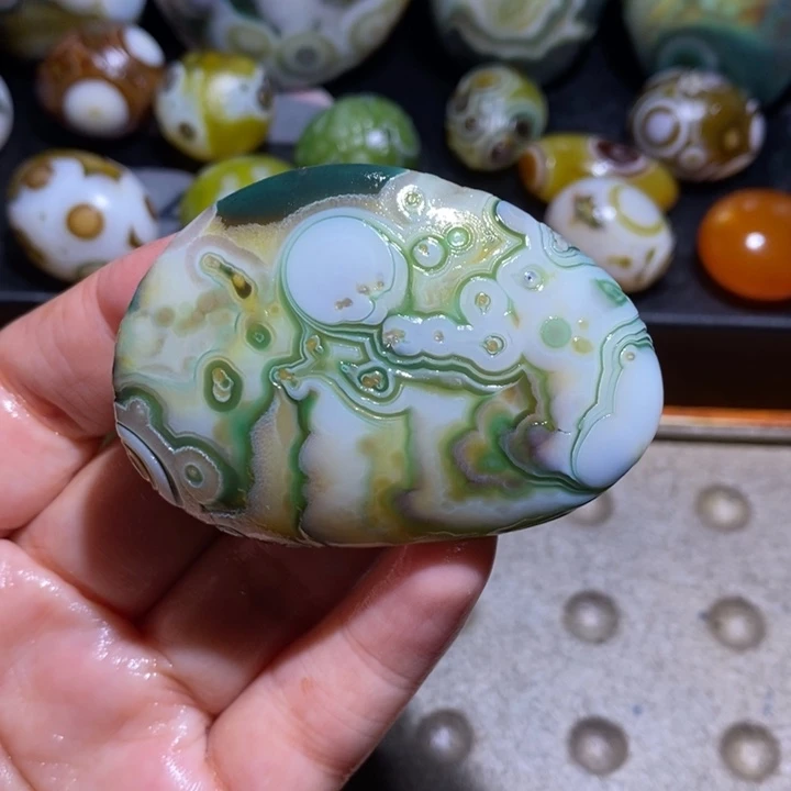 未镶嵌玛瑙/玉髓珠宝半成品19