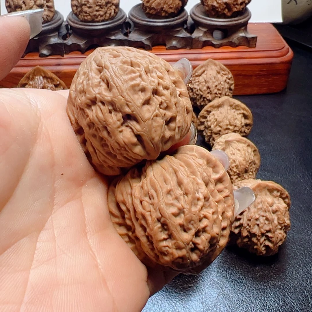 文玩核桃把件铁锤36