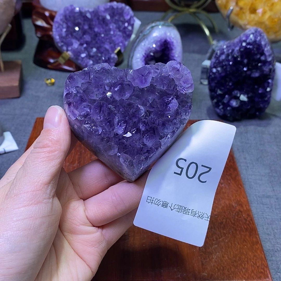 珠宝半成品未镶嵌紫晶