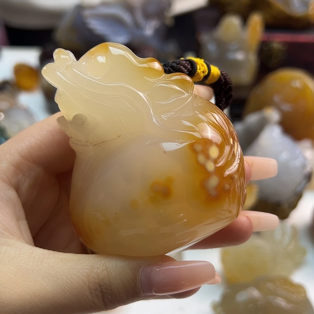 玛瑙/玉髓合金颈饰