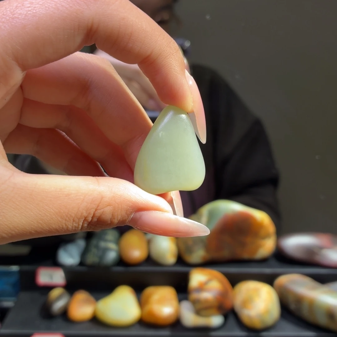 和田玉未镶嵌挂件15.5