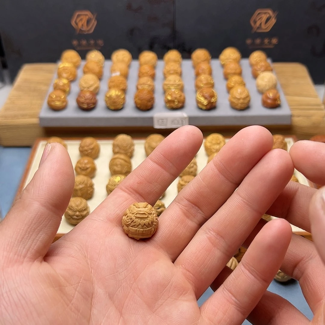 【闪购商品】猴头核桃把件文泰金蟾