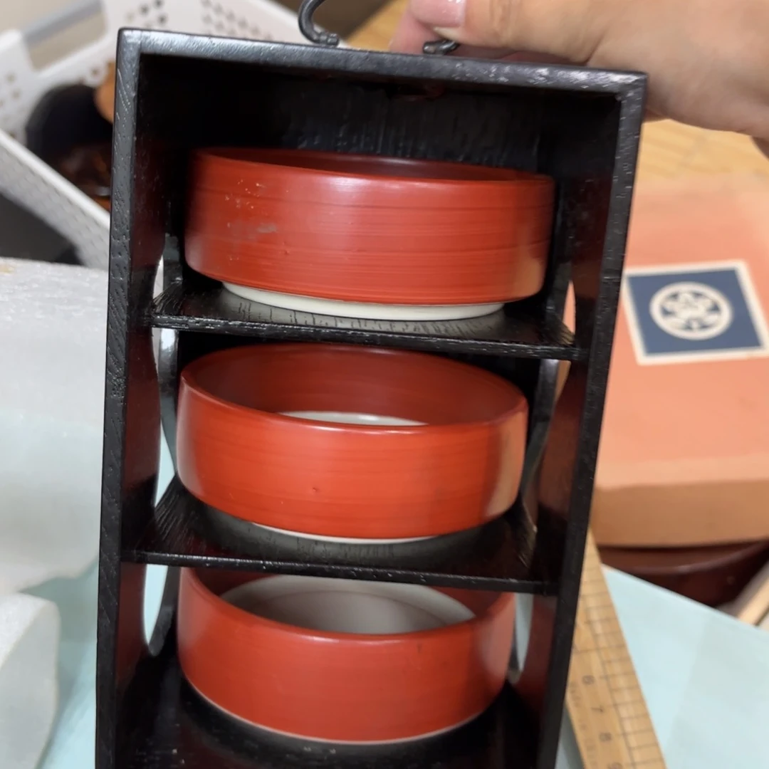 橘吉小料碗一套原盒