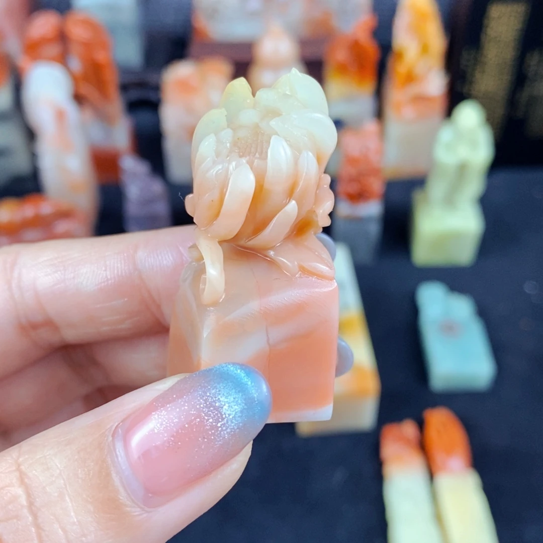 老挝石印石手工篆刻包邮包刻自定义内容