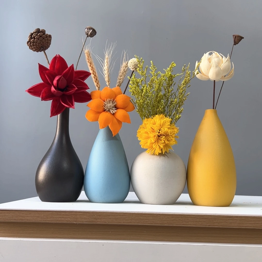 瓶花瓶带花高度20-30厘米左右