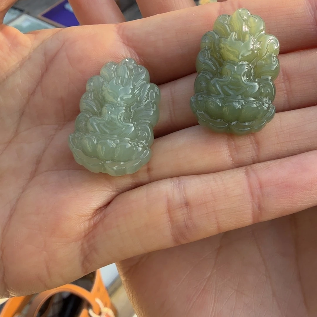 和田玉未镶嵌颈饰凤九孙姐多样性拍一发一