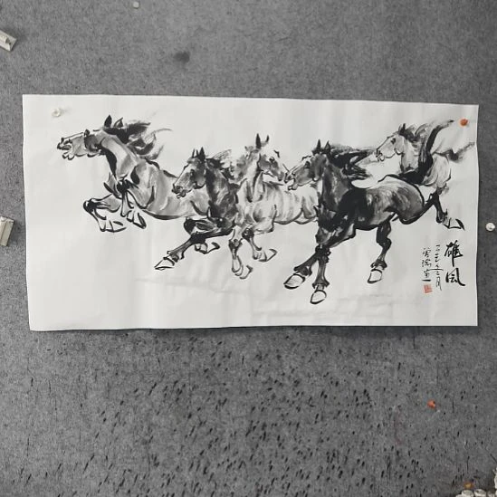 用***莜国画马到成功之路