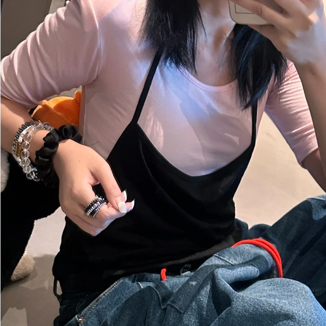 Laurine原创米奇挂脖背心