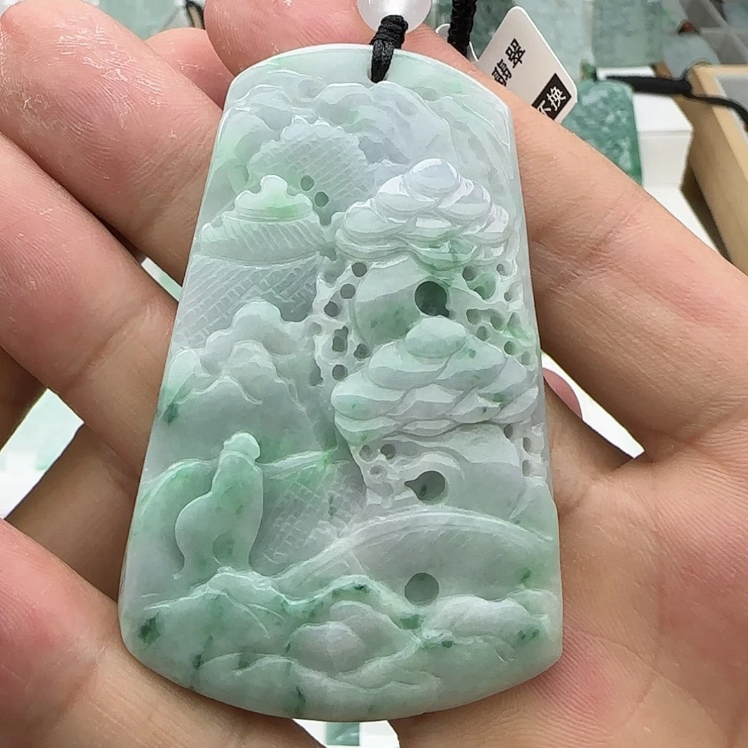 颈饰未镶嵌翡翠翡翠