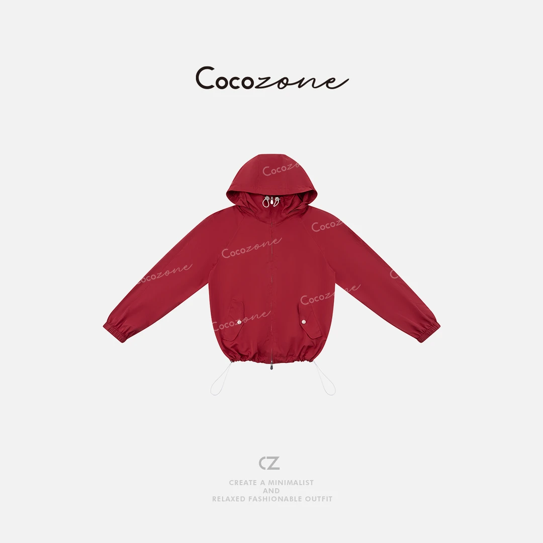 COCO ZONE 刘一一 “row外套”抽绳亲肤简约精致感外套CD2A1506