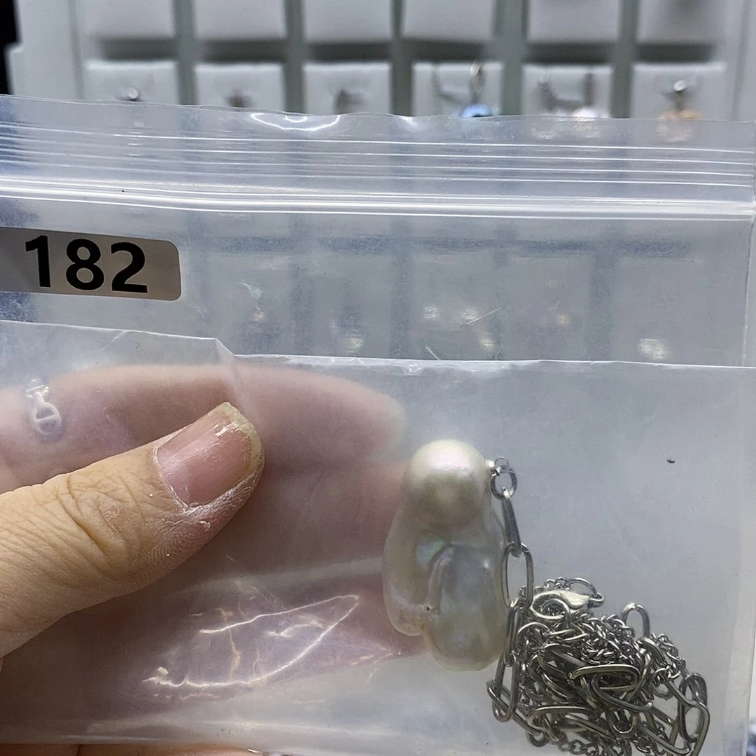 颈饰合金淡水珍珠