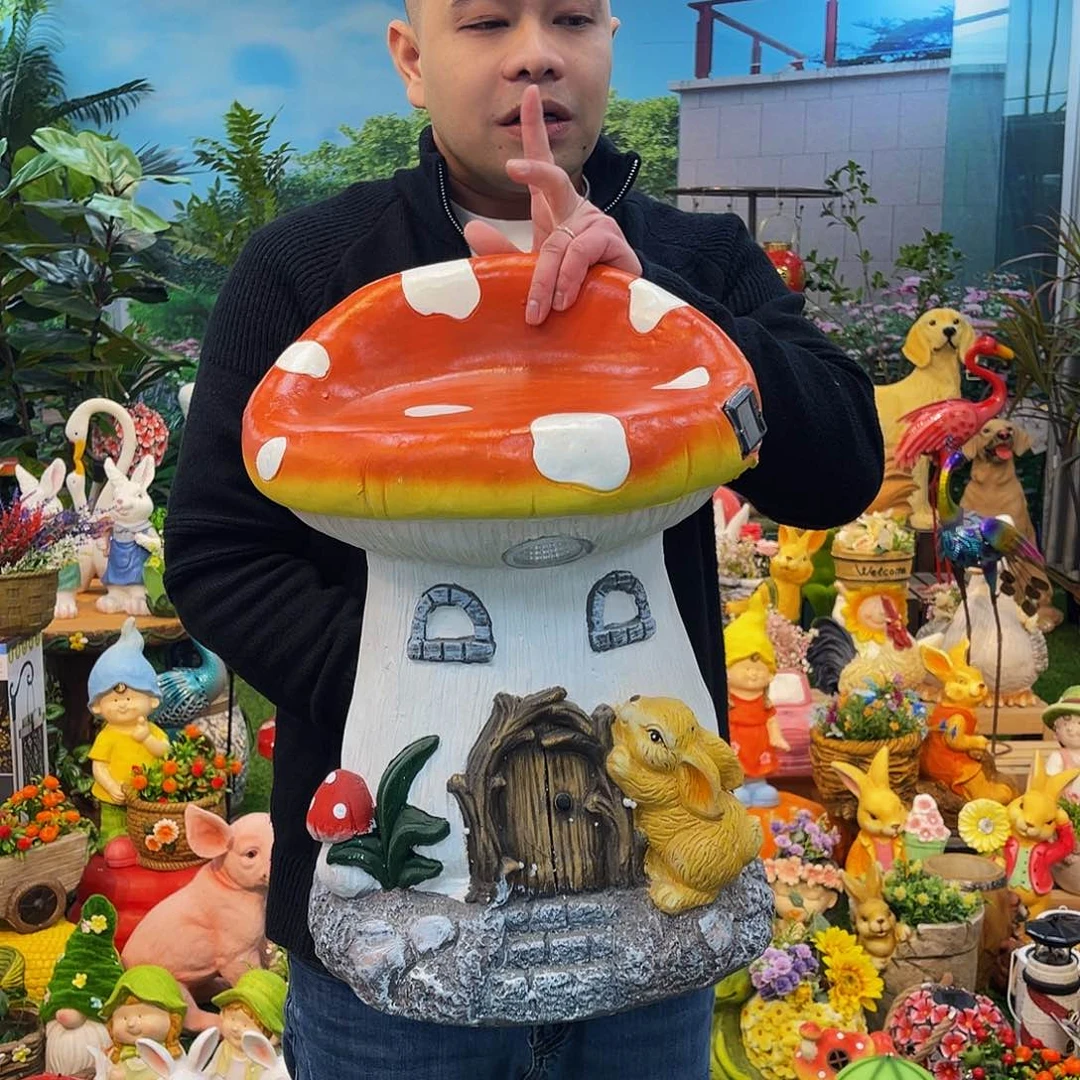 红陶花园庭院摆件