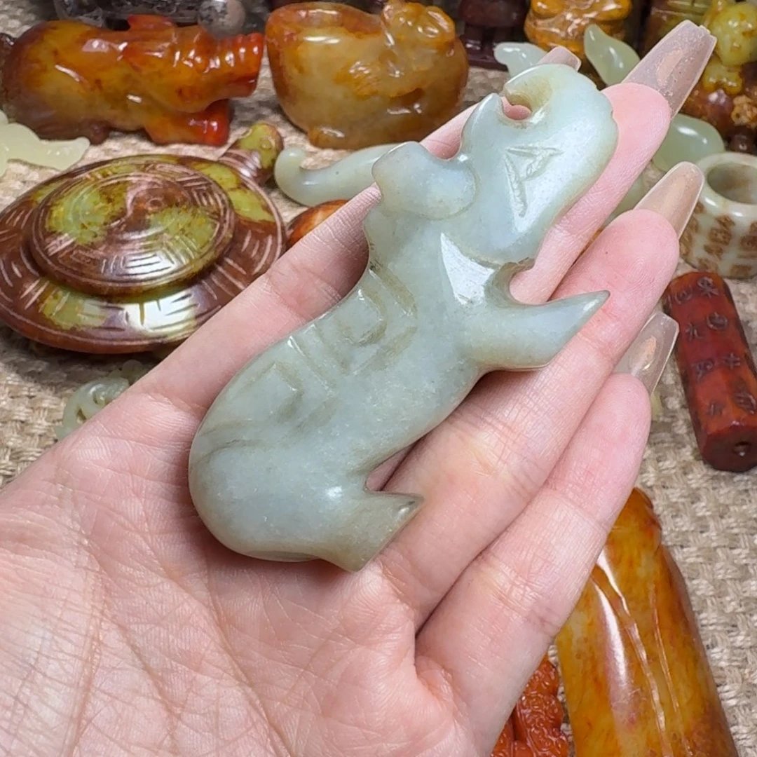 白玉菩提吊坠挂件