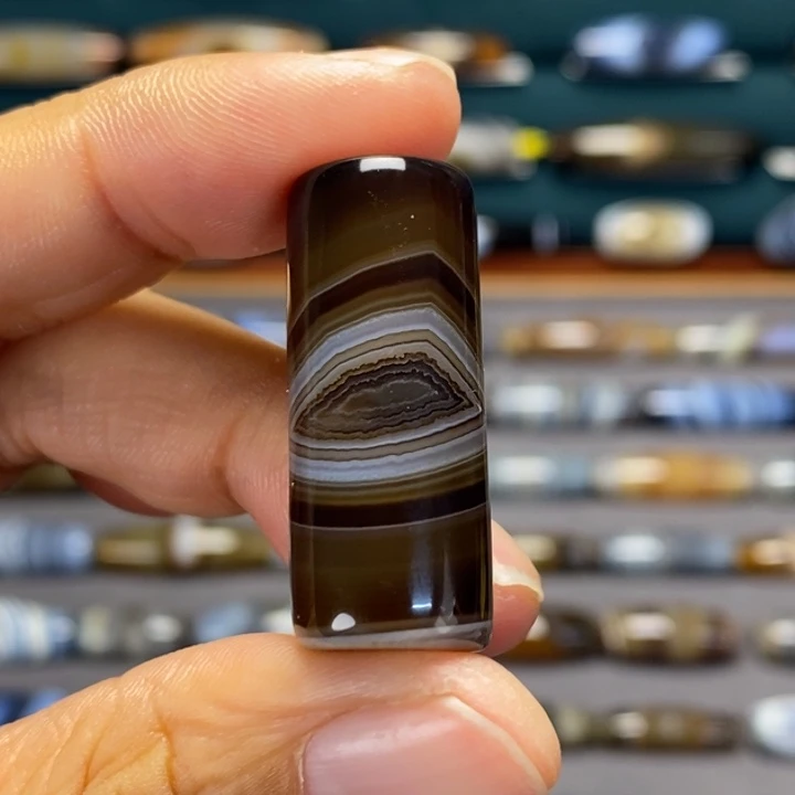 玛瑙/玉髓合金蓝沁