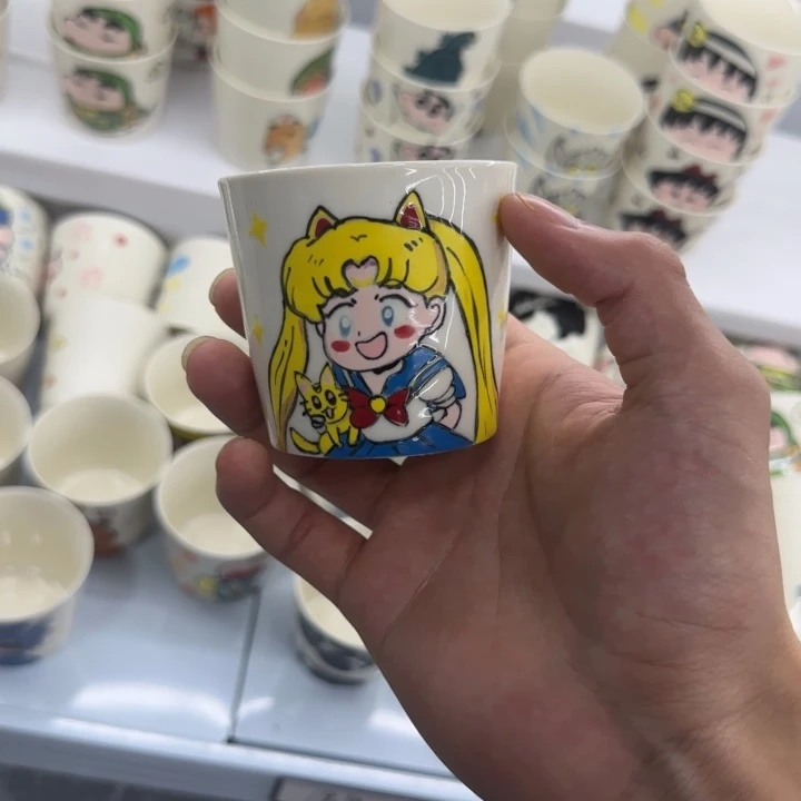 高温釉下彩纯手工手绘