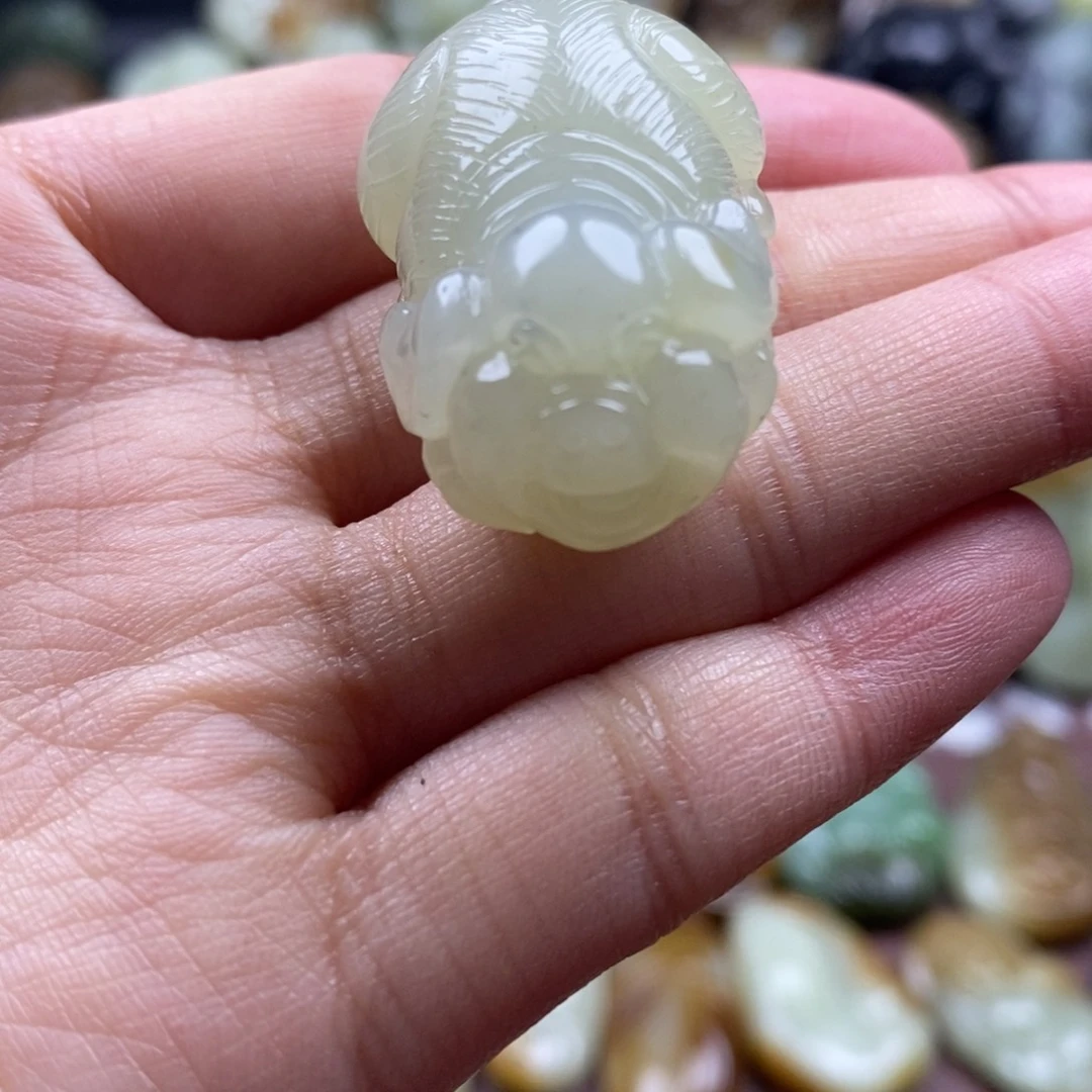 吊坠(不含链)未镶嵌和田玉（糖玉）