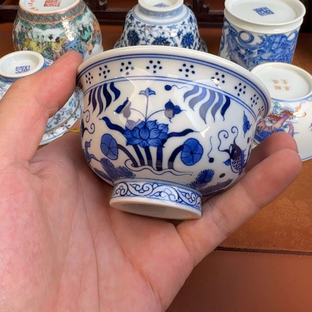 瓷片景德镇瓷器手工手绘