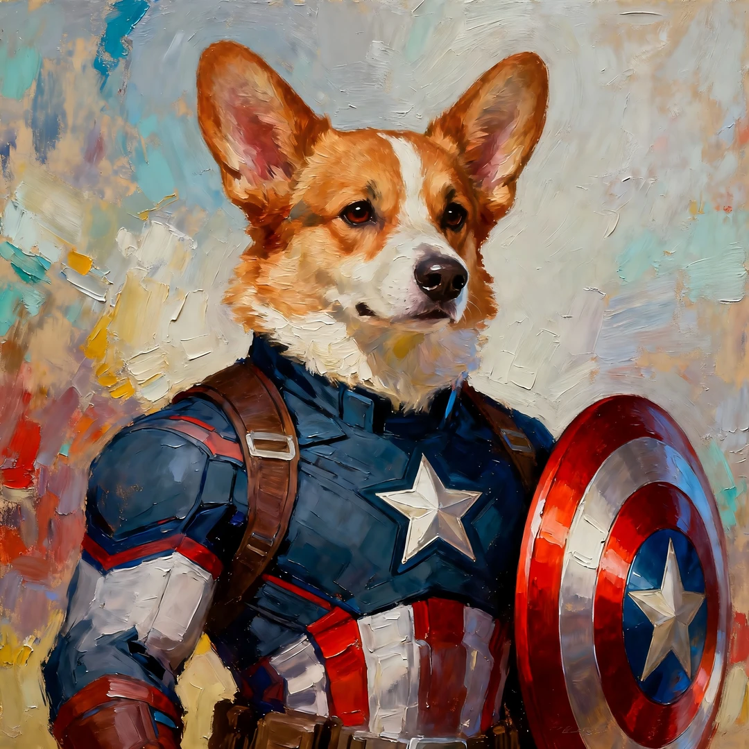 宠物画像定制漫威角色   生日礼物 创意礼品 爆款