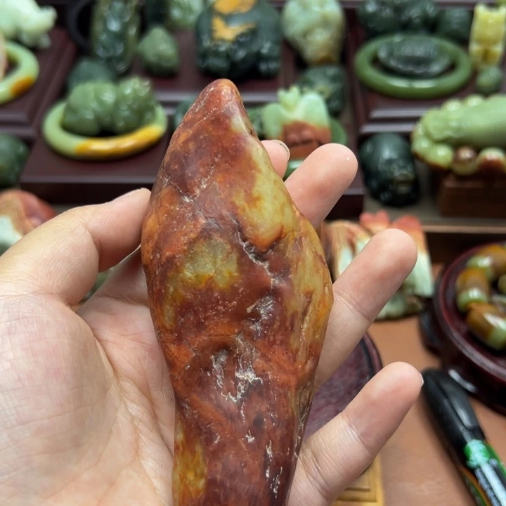 遥***。和田玉未镶嵌珠宝奇石