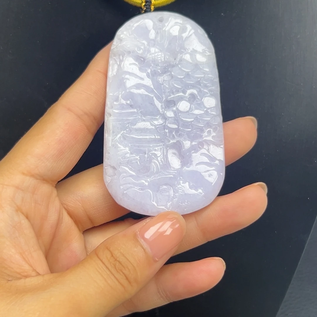 翡翠未镶嵌颈饰天然