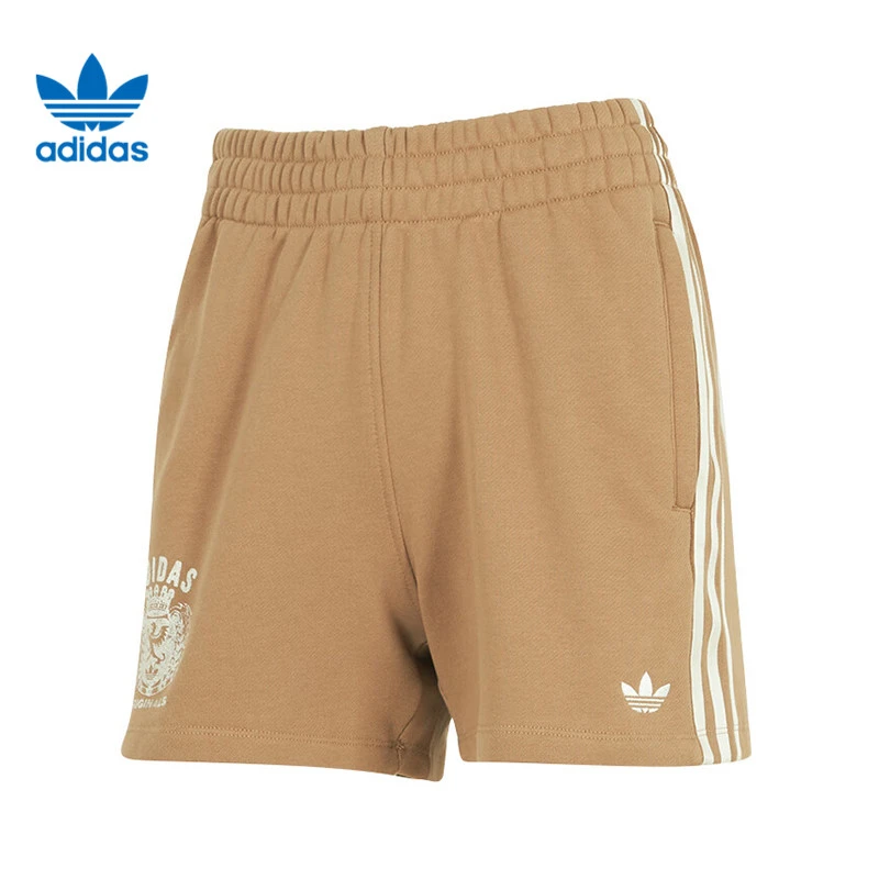 adidas阿迪达斯【大】三叶草女子运动休闲短裤裤子JW6063