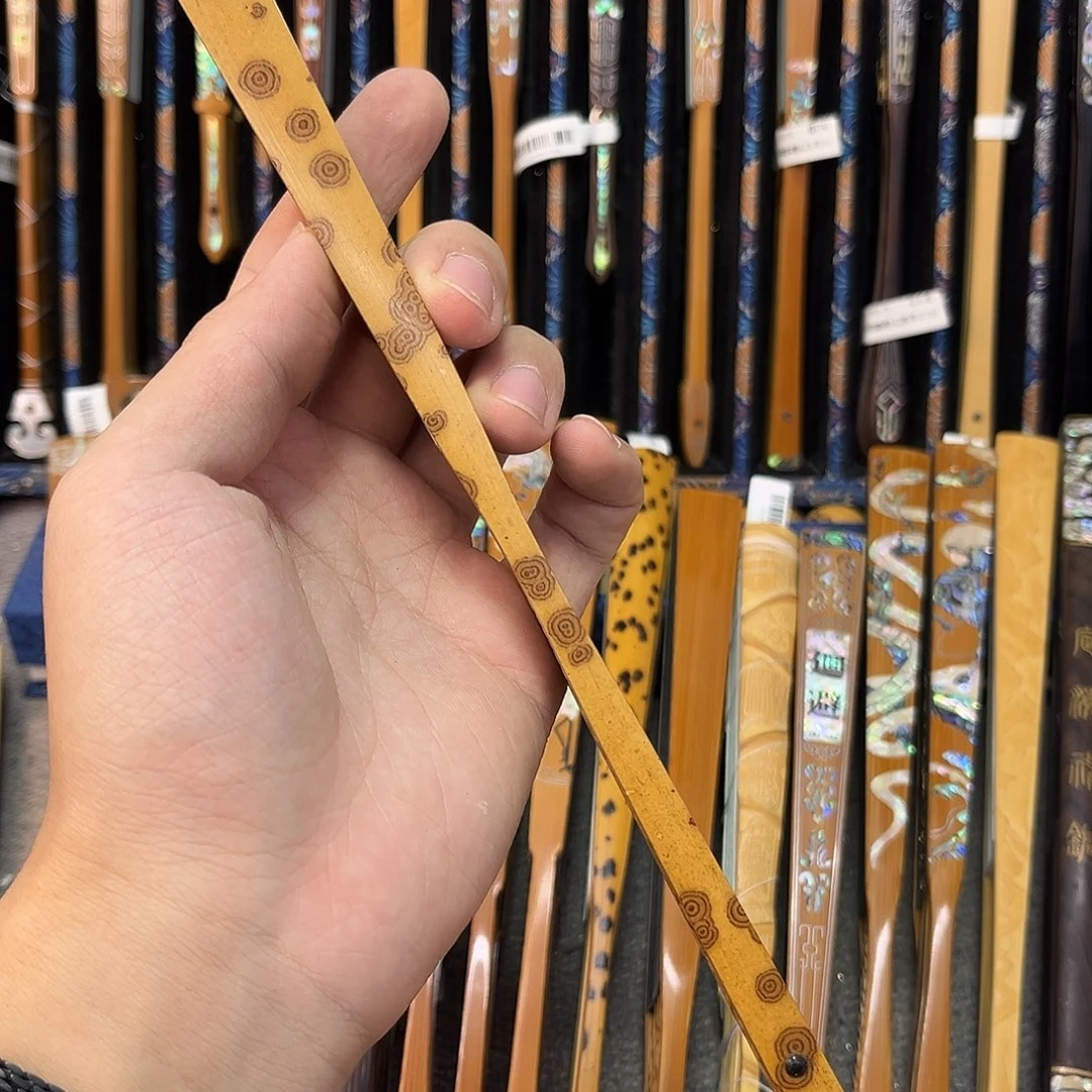 扇子月**冷纯手工制作而