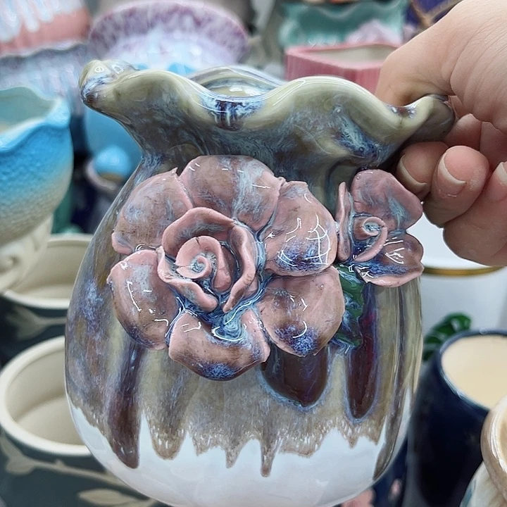 多肉绿植陶瓷花盆