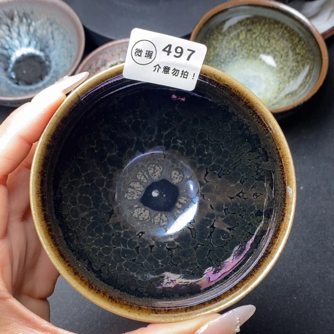 茶盏建窑建盏主人杯w497