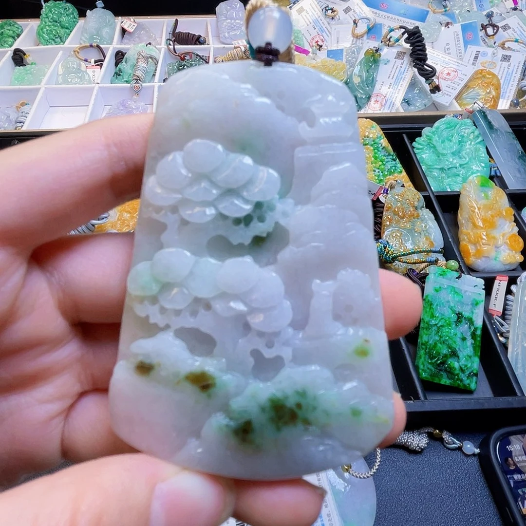 颈饰未镶嵌翡翠翡翠