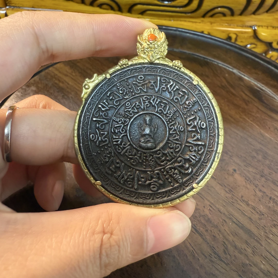 藏传天铁九宫八卦牌