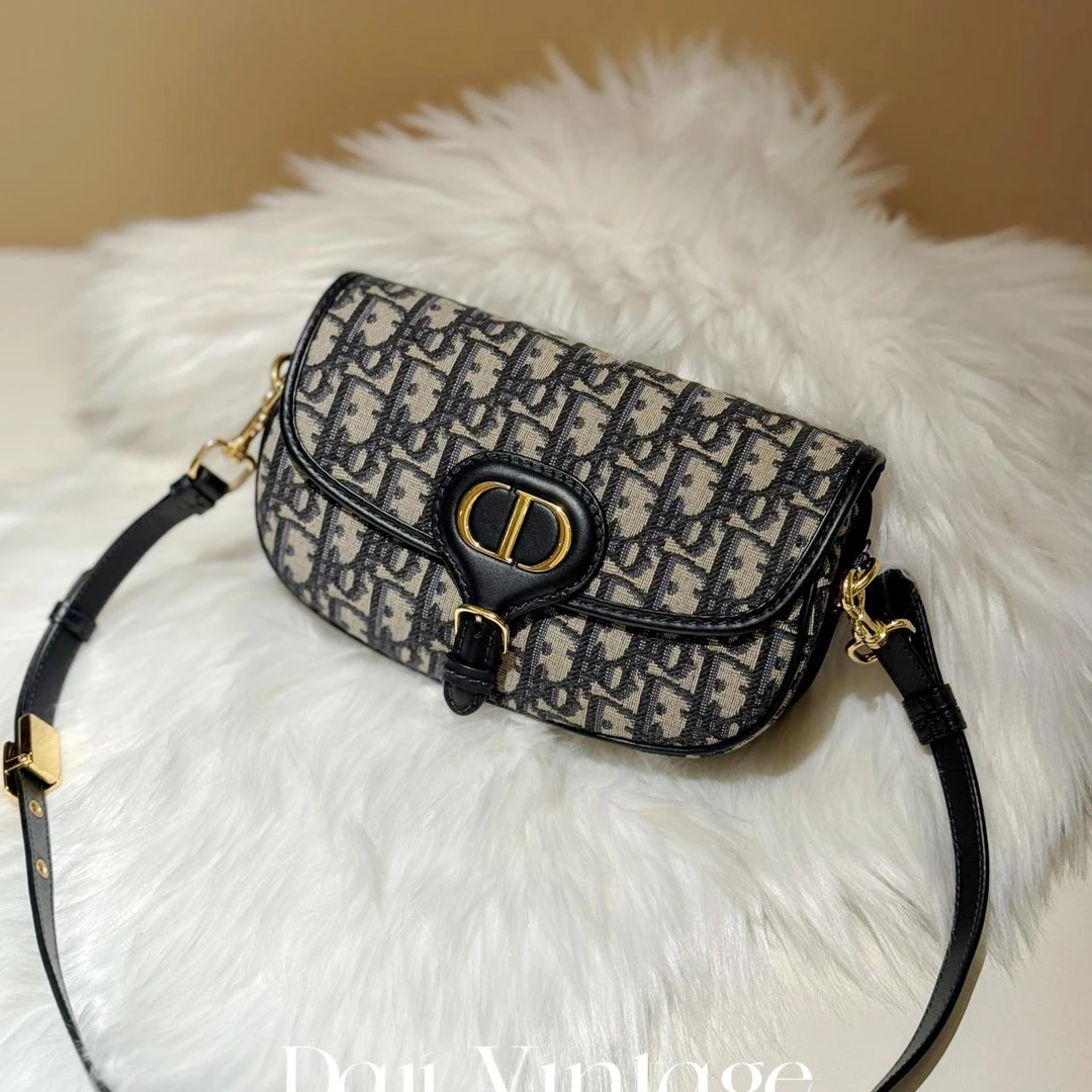 大吉中古/Dior迪奥老花横版bobby新月斜挎包