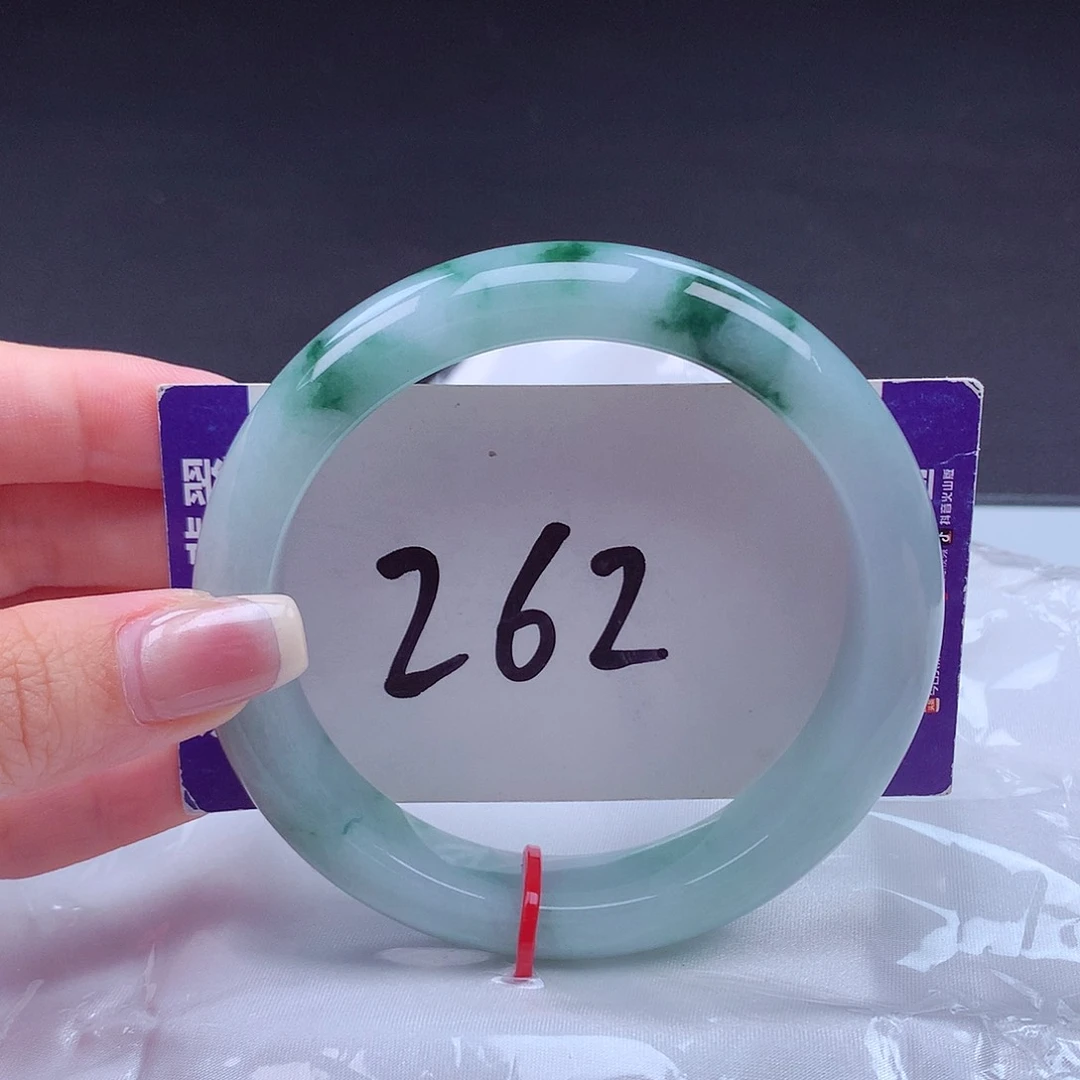 翡翠手镯未镶嵌64-64 手镯000455