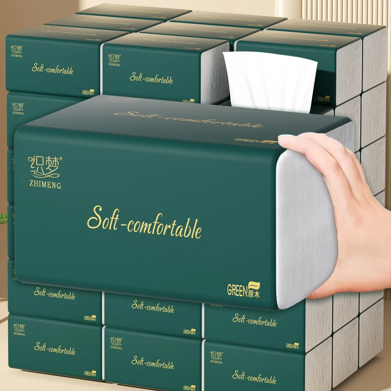 【爆款10大包】抽纸柔软批发家用餐巾纸面巾纸卫生纸实惠装原木抽纸
